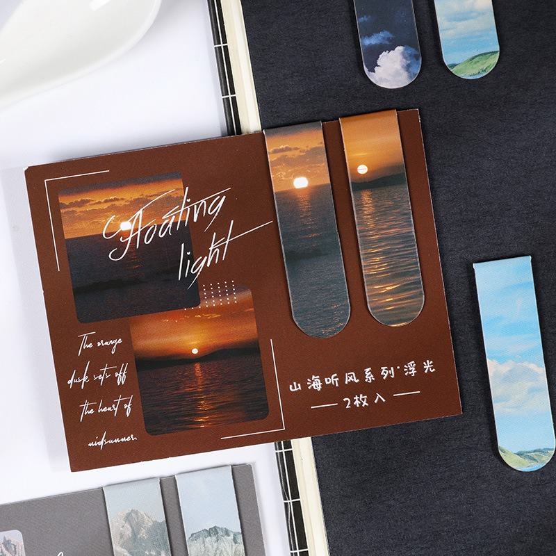 6pcs Magnetic Bookmarks Set Fa - Paperclip Magnetic Set avaliação e preço