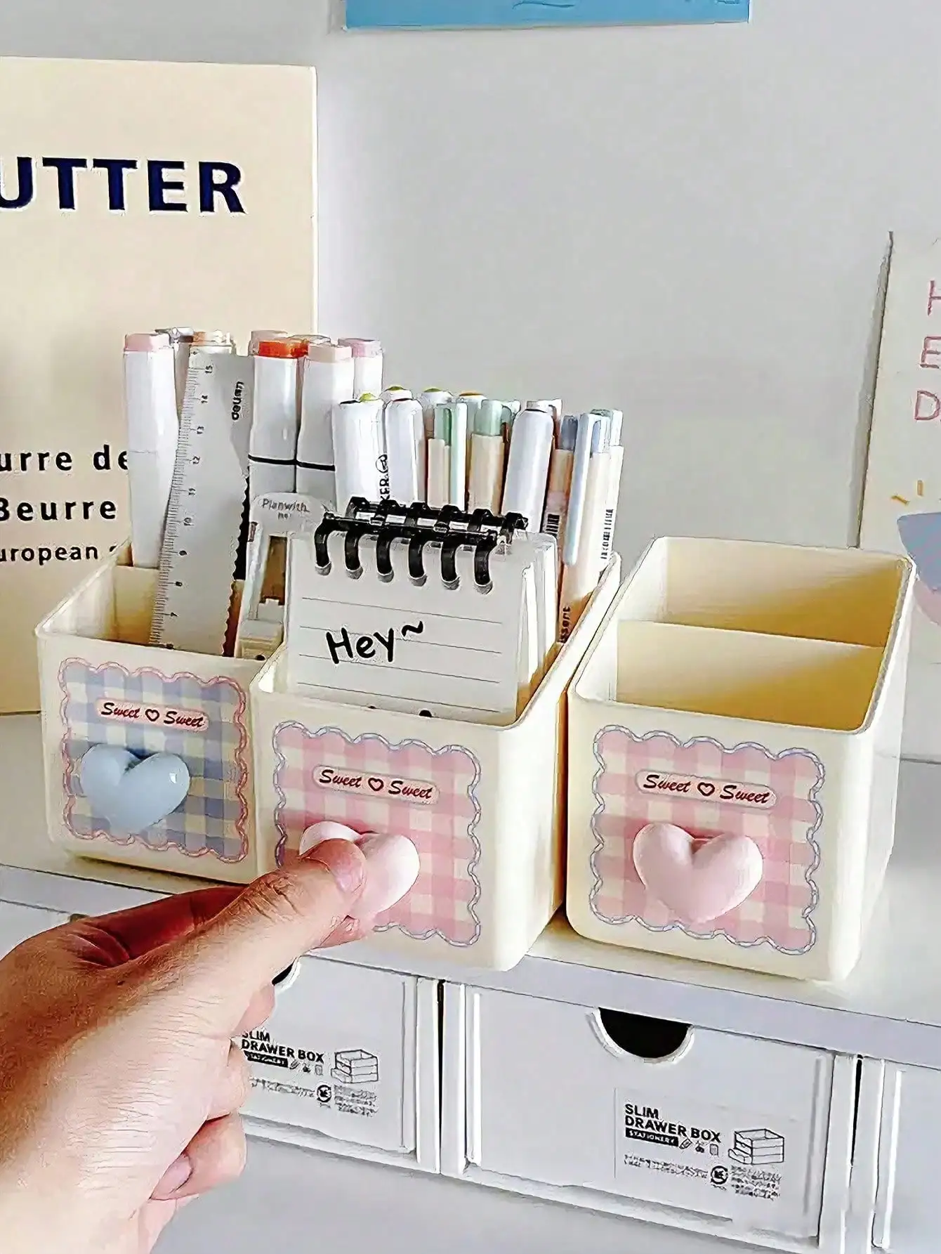 1pc Desktop Stationery Storage - Stationery Office Supply Store avaliação e preço