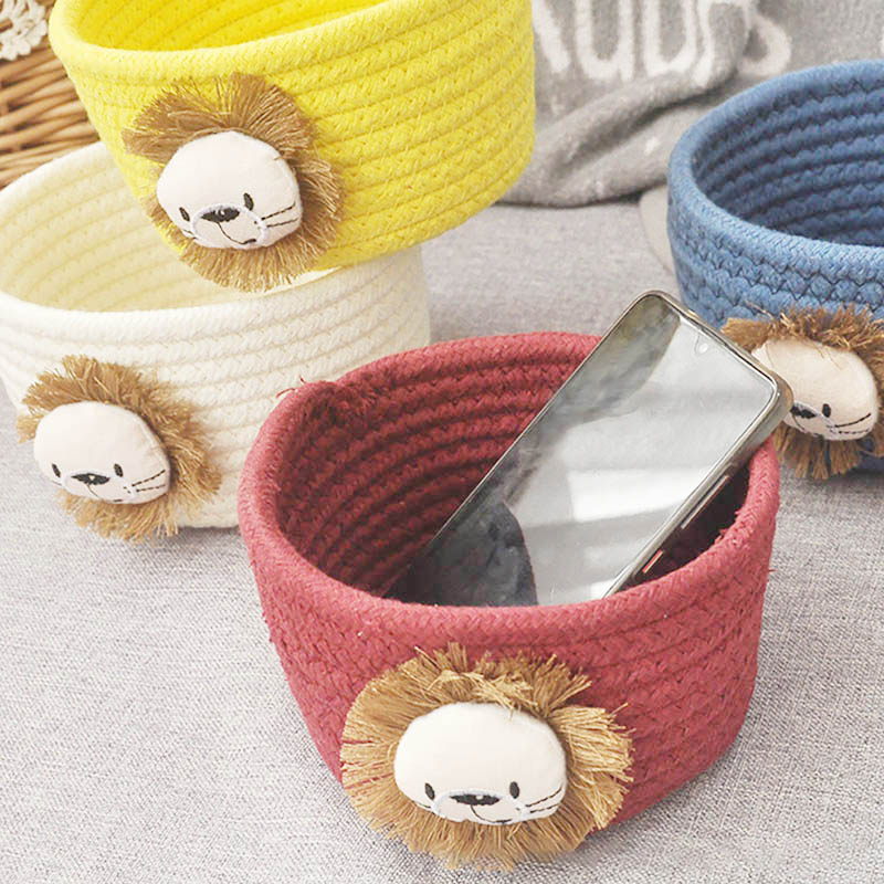 Cartoon Lion Woven Storage Bas - Lion Stationery & Office Supply(Kunshan)Co.Ltd avaliação e preço