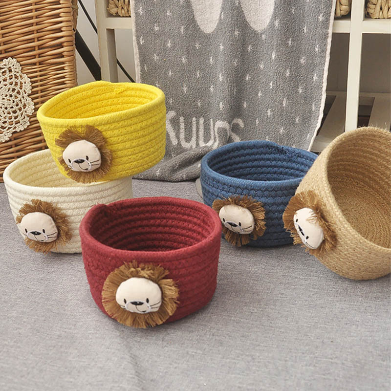 Cartoon Lion Woven Storage Bas - Lion Stationery & Office Supply(Kunshan)Co.Ltd avaliação e preço