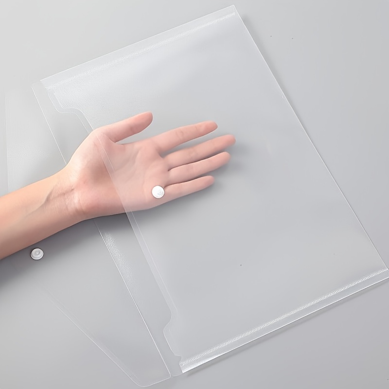 10pcs Transparent A4 Folders C - Office Stationery And Supply avaliação e preço