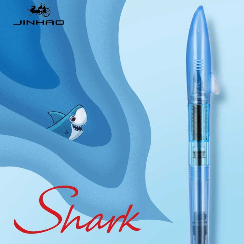 Jinhao Cute Shark Fountain Pen - Office Stationery Supply Business avaliação e preço