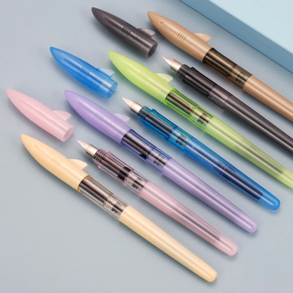 Jinhao Cute Shark Fountain Pen - Office Stationery Supply Business avaliação e preço