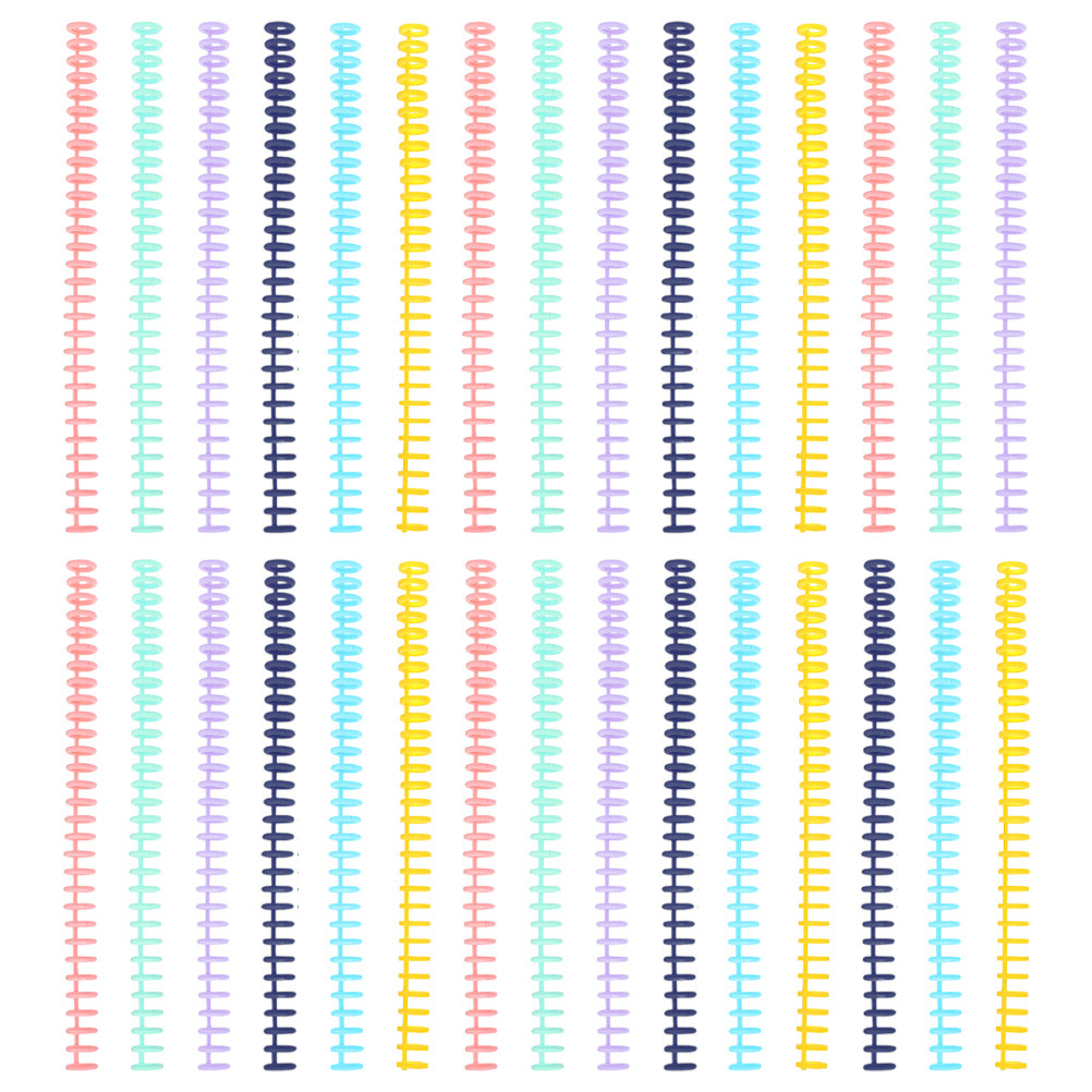 30Pcs Plastic Binding Spines C - Binding Comb Plastic avaliação e preço