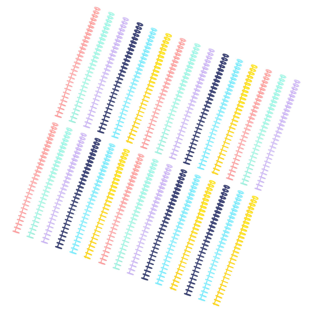 30Pcs Plastic Binding Spines C - Binding Comb Plastic avaliação e preço