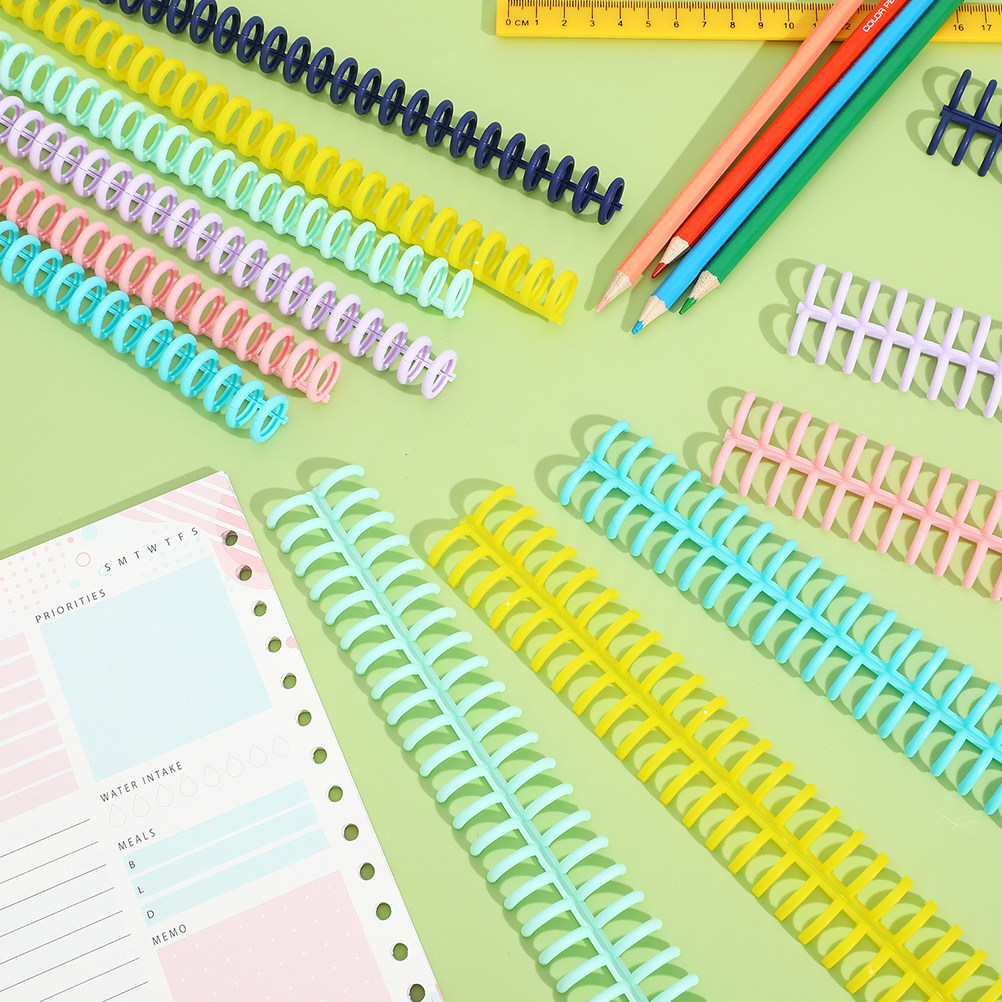 30Pcs Plastic Binding Spines C - Binding Comb Plastic avaliação e preço