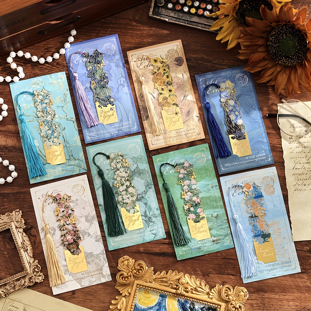 1 Pc Vintage Artistic Metal Bo - Stationery Office avaliação e preço