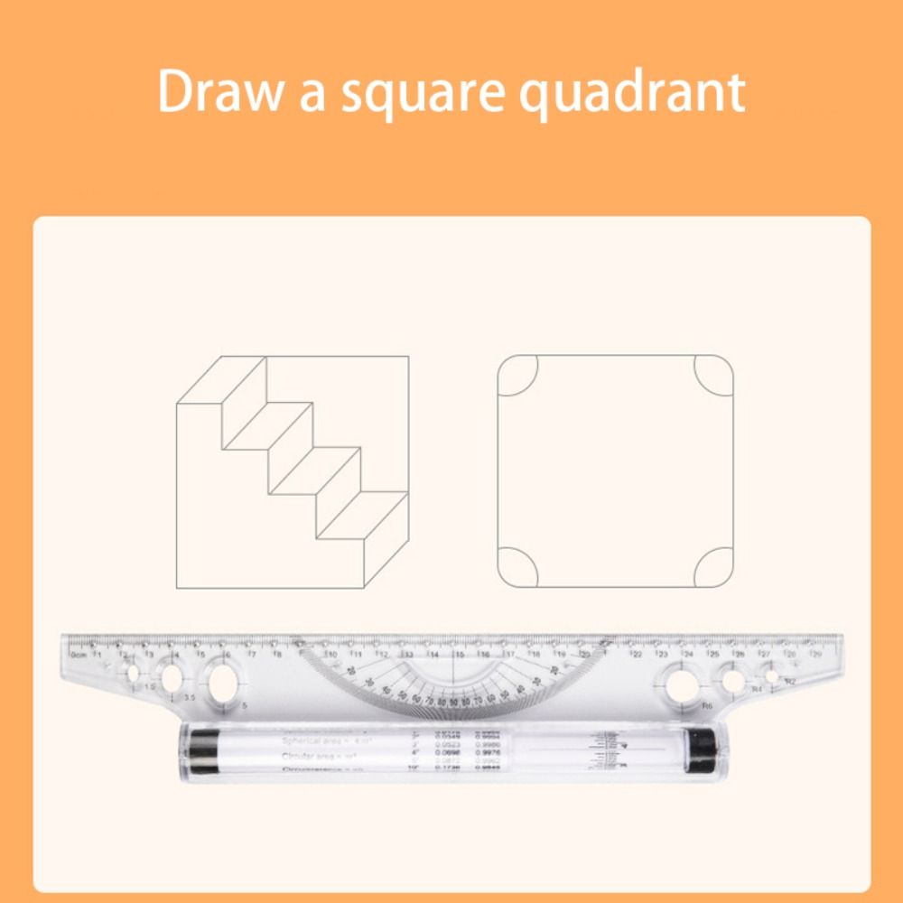 Professional Plastic Parallel  - Ruler Set Transparent avaliação e preço