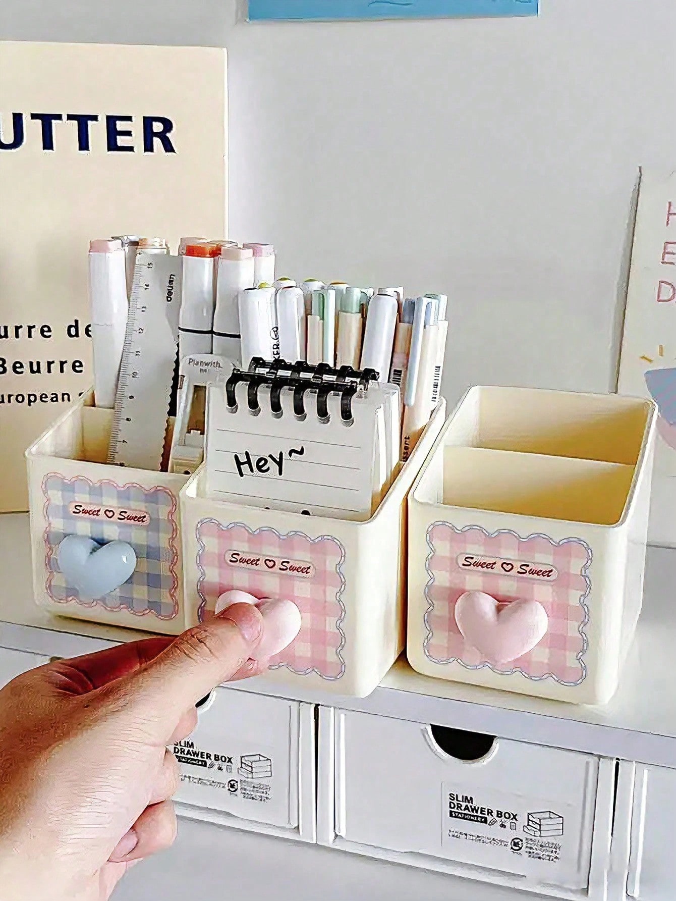 1pc Desktop Stationery Storage - Stationery Office Supply Store avaliação e preço