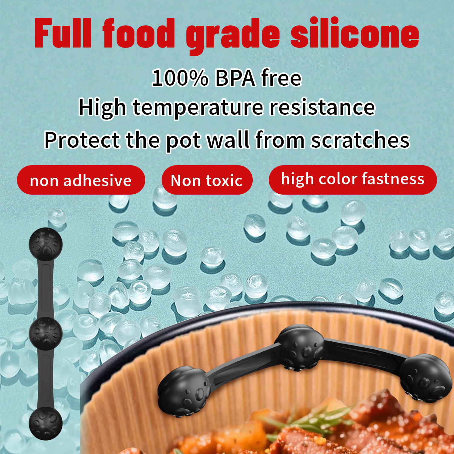 1/2sets Silicone Air Fryer Mag - Paperclip Magnetic Set avaliação e preço