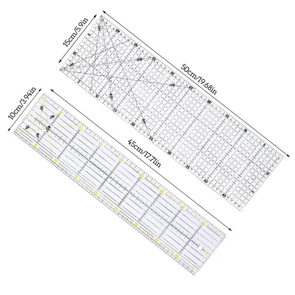 Fenrry Multisize Acrylic Patch - Ruler Set Transparent avaliação e preço