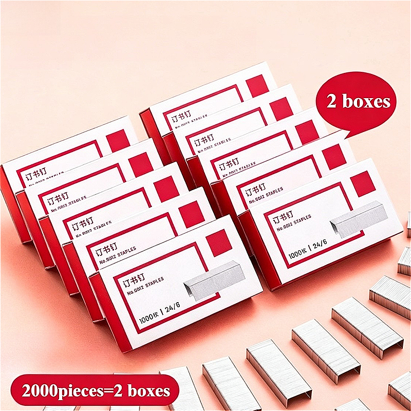 2-Box Bulk Staples 2000 Pieces - Total Stationery & Office Supply avaliação e preço